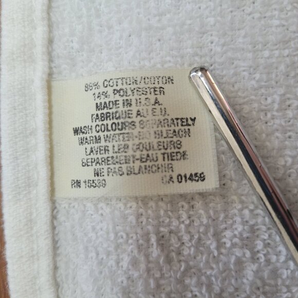 Red Cross Chemical Bank Vintage Towel Blood Donation Beach Giveaway Made USA - Picture 6 of 9